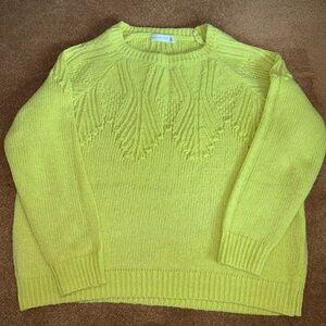Lime green sweater